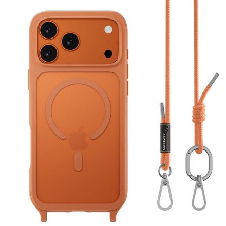 SwitchEasy kryt Roam M Protective Case with Lanyard pre iPhone 17 Pro Max - Coral/Coral
