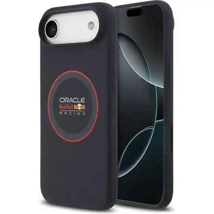Red Bull Silicone Red Ring MagSafe Zadný Kryt pre iPhone Air modrý