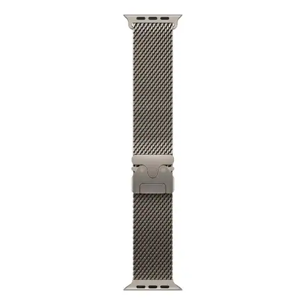 Apple Watch 49mm Natural Titanium Milanese Loop - Small