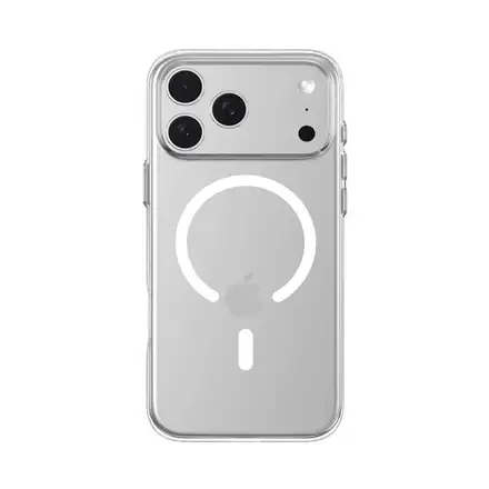 Comma kryt Glass Series Magnetic Case pre iPhone 17 Pro - Clear