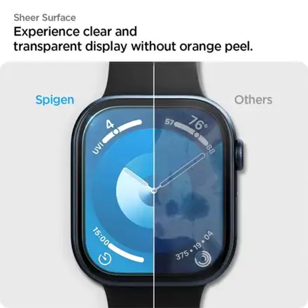 Spigen ochranné sklo Eliteshield EZ Fit pre Apple Watch 10/11 42mm - Clear