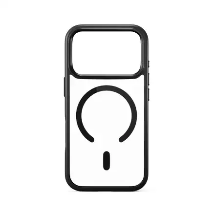 iStores by Epico Hero Pro Mag+ Case iPhone 17 Pro Max  Qi2 & Magsafe kompatibilný - čierna transparentná