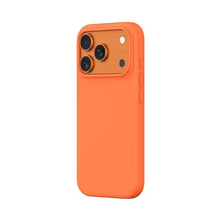 Devia kryt Nature Series Silicone Magnetic Case pre iPhone 17 Pro - Orange
