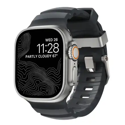 Nomad remienok Rocky Point Band pre Apple Watch 46/49mm - Storm/Natural