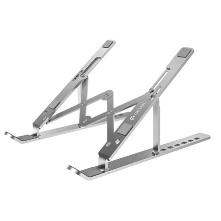 Devia Pro1 Multi-function Folding Stand For Tablet/Laptop - Silver