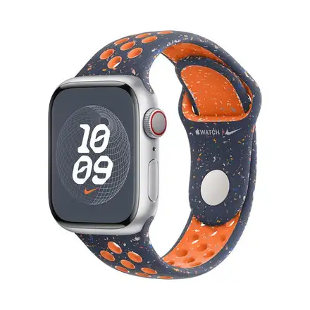Apple Watch 41mm Blue Flame Nike Sport Band - M/L