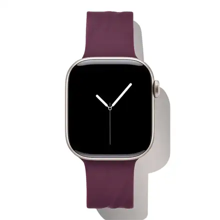 iDeal Soft Swirl Silicone Watch Band 38/40/41/42 S-M Velvet Plum