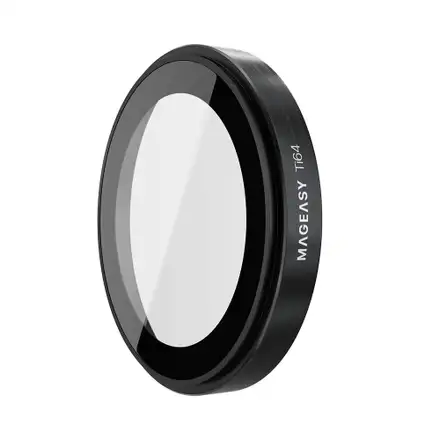 SwitchEasy Lenz Sapphire Camera Lens Protector pre iPhone 16 Pro/16 Pro Max - Black Titanium