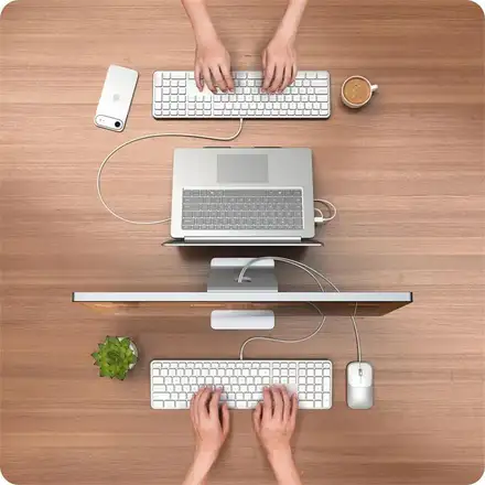 Satechi klávesnica Slim LX3 Wired Keyboard - Silver