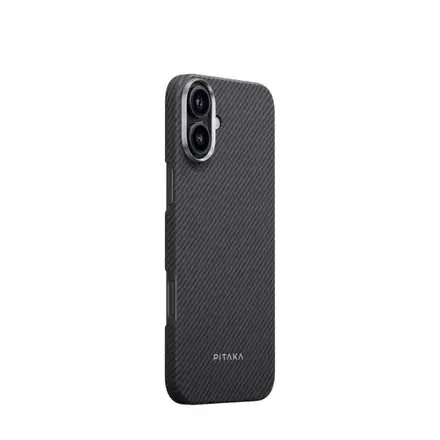 Pitaka kryt Ultra-Slim Case pre iPhone 16 - Black/Grey Twill