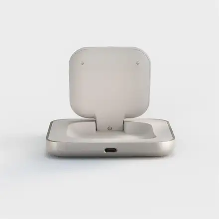 ZENS Qi2 Magnetic Nightstand charger White