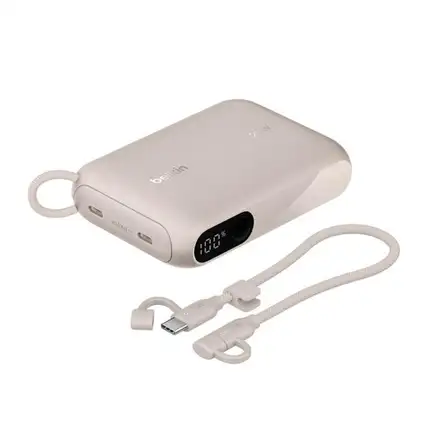 Belkin Boost Charge Powerbank 10K with Display - Sand