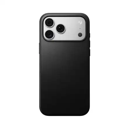 Nomad kryt Modern Leather Case Magsafe pre iPhone 18 Pro - Black