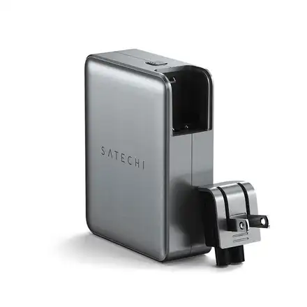 Satechi USB-C 145W 4-Port PD GaN Travel Charger - Space Gray