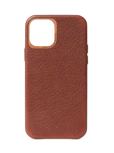 Decoded kryt Leather Backcover pre iPhone 12 mini - Brown