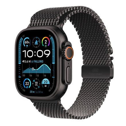 Apple Watch Ultra 2 GPS + Cellular 49mm Black Titanium Case with Black Titanium Milanese Loop - M *Rozbalený*
