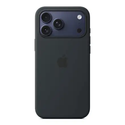 iPhone 17 Pro Max Silicone Case with MagSafe – Čierna