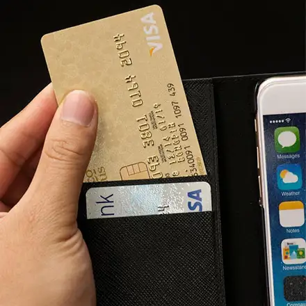Swarovski puzdro Dark Knight pre iPhone 6 Plus/6s Plus - Silver