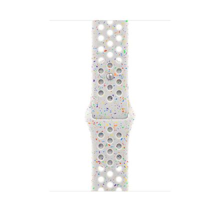 Apple Watch 45mm Pure Platinum Nike Sport Band - S/M