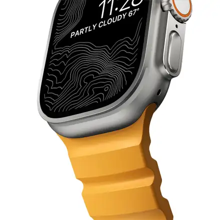Nomad remienok Rocky Point Band pre Apple Watch 46/49mm - Sol/Natural