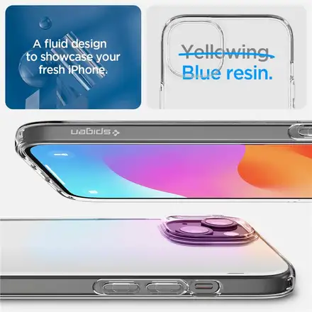 Spigen kryt Crystal Flex pro iPhone 15 Plus - Crystal Clear