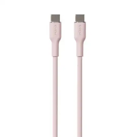 Puro kábel Soft Silicone Cable USB-C to USB-C 1.5m - Rose