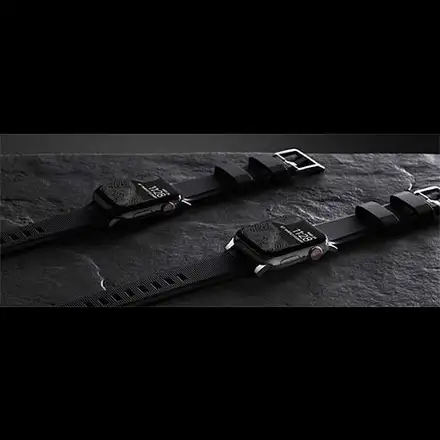 Nomad remienok Rugged Strap pre Apple Watch 44/45/49mm - Black/Black Hardware
