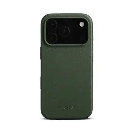 Woolnut Leather Case for iPhone 17 Pro - Green