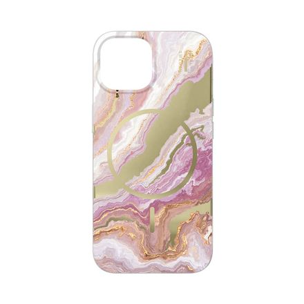 iDeal Fashion Mirror Case MagSafe iPhone 13/14/15/16e/17e Agate Halo
