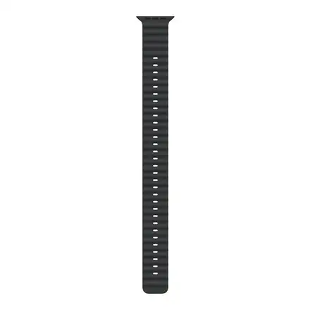 Apple Watch 49mm Black Ocean Band Extension - Natural Titanium Finish