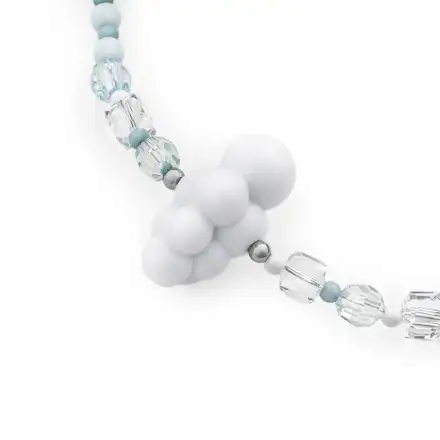SwitchEasy Beaded Wrist Strap + Strap Card - Cloud Mist