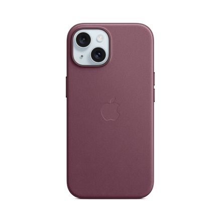 iPhone 15 FineWoven Case with MagSafe - Mulberry