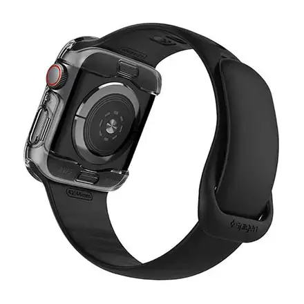 Spigen kryt Ultra Hybrid pre Apple Watch 4/5/6/SE/SE 2 44mm - Crystal Clear