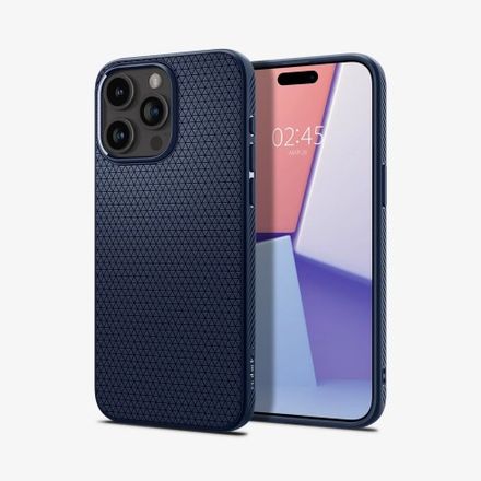 Spigen kryt Liquid Air pre iPhone 15 Pro Max - Navy Blue