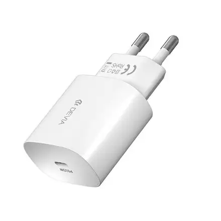Devia sieťová nabíjačka Smart Series PD 25W with USB-C Cable - White