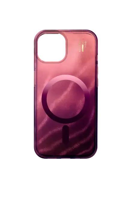 iDeal Fashion Clear Case MagSafe iPhone 13/14/15/16e/17e Cherry Lacquer