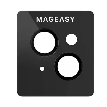 SwitchEasy LenzGuard Sapphire Lens Protector pre iPhone 15/15 Plus - Black
