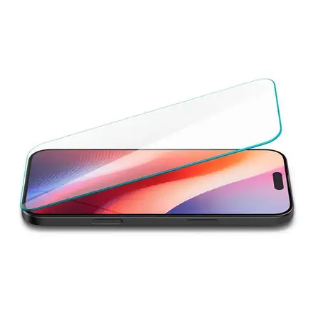 Spigen ochranné sklo GLAS.tR Slim HD pre iPhone 16/15 - Clear