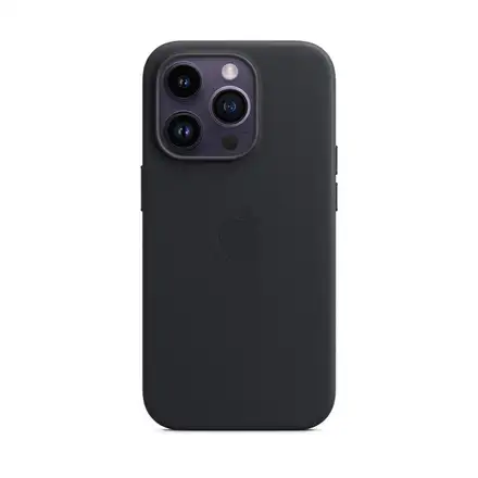 Apple iPhone 14 Pro Leather Case with MagSafe - Midnight *Vystavený*