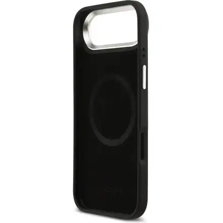 Lacoste Iconic Petit Pique Camera Stand MagSafe kryt iPhone Air čierny
