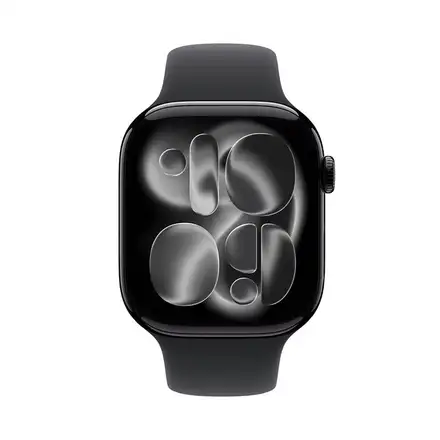 Apple Watch Series 11 GPS 42mm Klavírny čierny hliník s čiernym športovým remienkom - S/M *Rozbalený*
