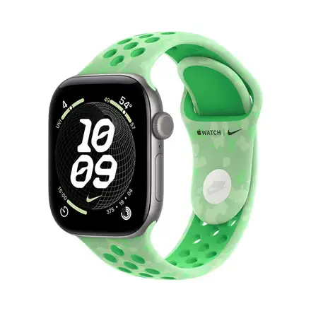 Apple Watch 42mm Green Spark Nike Sport Band - S/M
