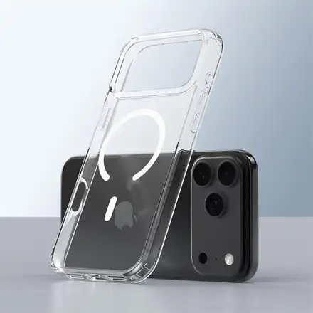 Devia kryt Pure Clear Shockproof Magnertic Case pre iPhone Air - Clear