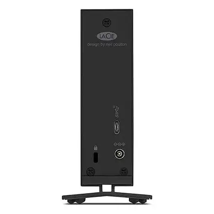 Lacie ext. HDD 10TB d2 Professional 3.5" USB-C 3.1 - Black