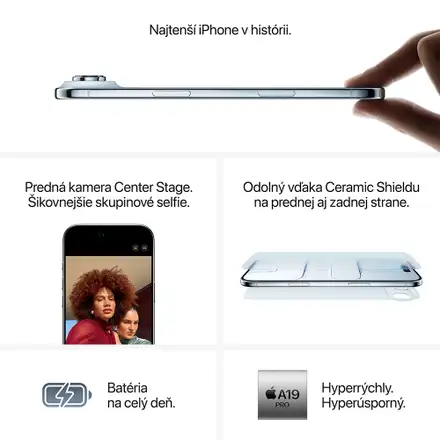 iPhone Air 256GB Nebeská modrá