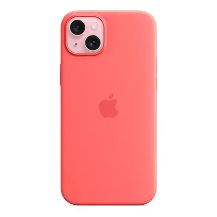 iPhone 15 Plus Silicone Case with MagSafe - Guava