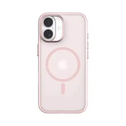Comma kryt Joy Elegant Series Magnetic Case pre iPhone 17 - Pink Purple