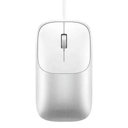 Satechi myš Slim LX Wired Mouse - Silver