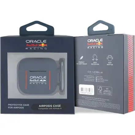 Red Bull Lines Silikonové Púzdro pre AirPods 4 modré