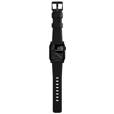Nomad remienok Rugged Strap pre Apple Watch 44/45/49mm - Black/Black Hardware